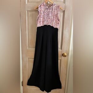 Anthropologie Moulinette Soeurs Hadley Wide Leg Jumpsuit Size‎ 0 Tall